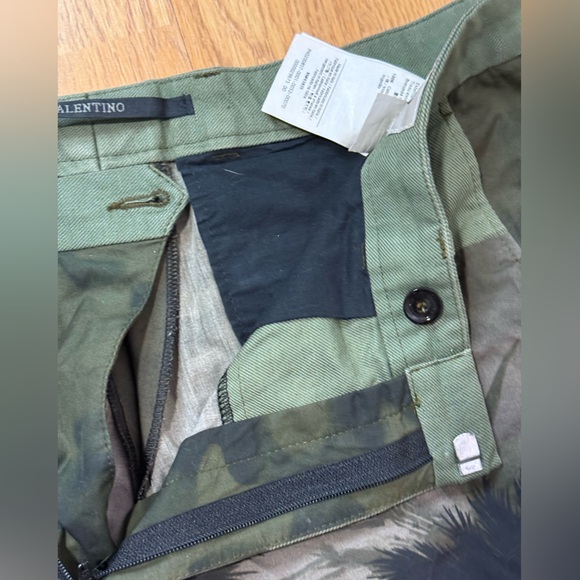 Valentino Black and Green Cargo Pants - Picture 3 of 6